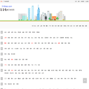 114黄页列表