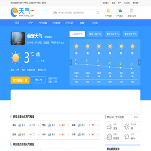【泰安天气预报】泰安天气预报一周,泰安天气预报15天,30天,今天,明天,7天,10天,未来泰安一周天气预报查询